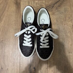Calvin Klein Black Monogram Sneakers